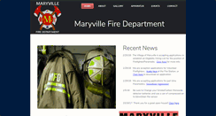 Desktop Screenshot of maryvillefire.com